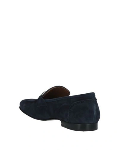Shop 6 Punto 9 Loafers In Dark Blue