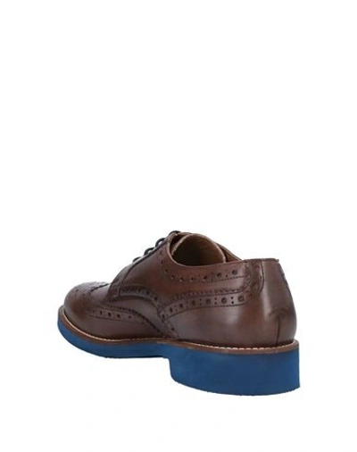 Shop 6 Punto 9 Lace-up Shoes In Dark Brown