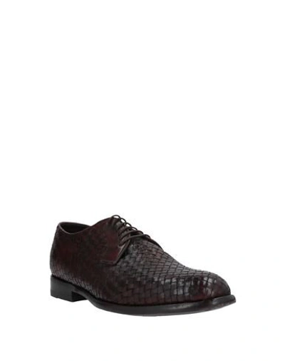 Shop Tagliatore Lace-up Shoes In Cocoa