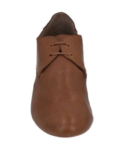Shop Fiorentini + Baker Lace-up Shoes In Camel