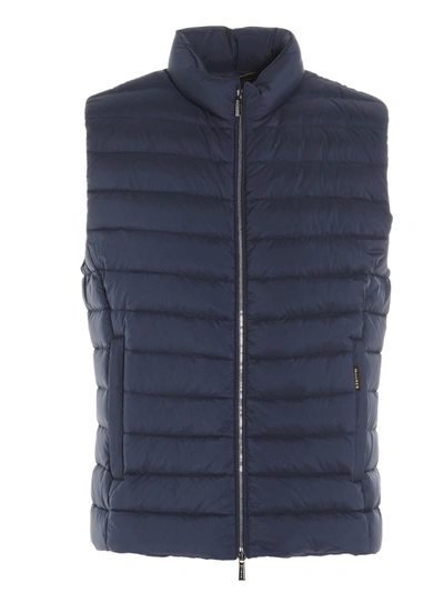 Shop Moorer Vest In Blue