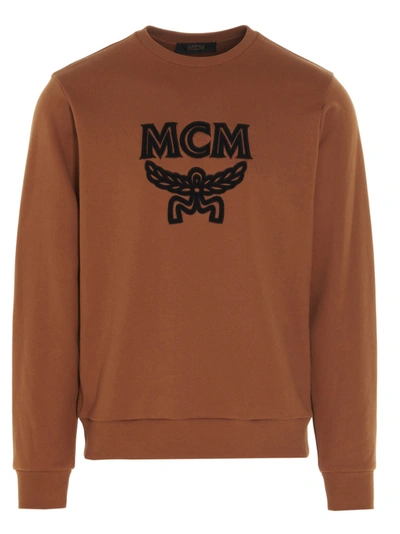 Shop Mcm Collection Sweater In Brown