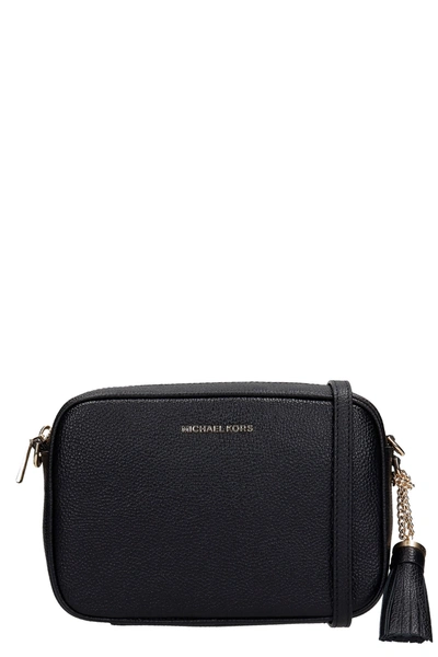 Shop Michael Kors Shoulder Bag In Black Leather