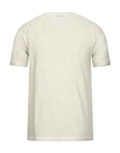 Shop Luca Bertelli T-shirts In Light Grey