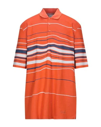 Shop Napa By Martine Rose Polo Shirts In Orange