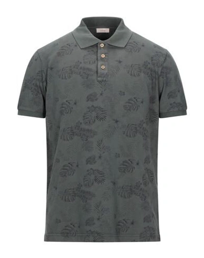 Shop Altea Man Polo Shirt Military Green Size L Cotton