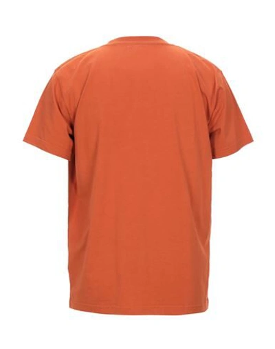 Shop Affix T-shirts In Rust