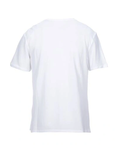 Shop Kangra Cashmere Kangra Man T-shirt White Size 42 Cotton