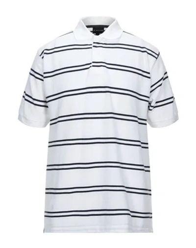Shop Addiction Polo Shirts In White