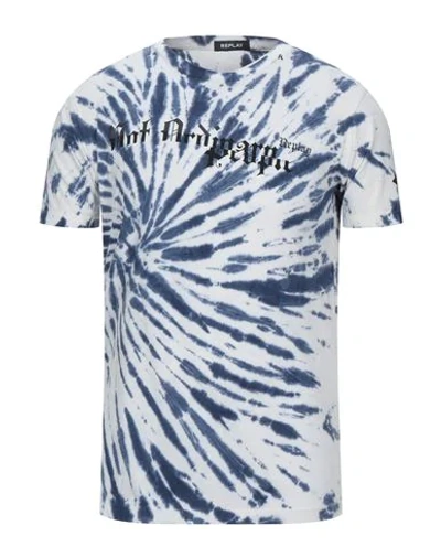 Shop Replay T-shirts In Blue
