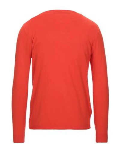 Shop Diktat Man Sweater Coral Size Xl Cotton In Red