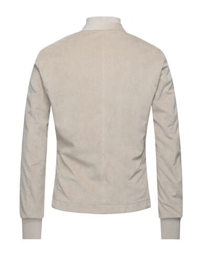 Shop Montecore Man Jacket Sand Size 46 Polyester, Polyurethane In Beige