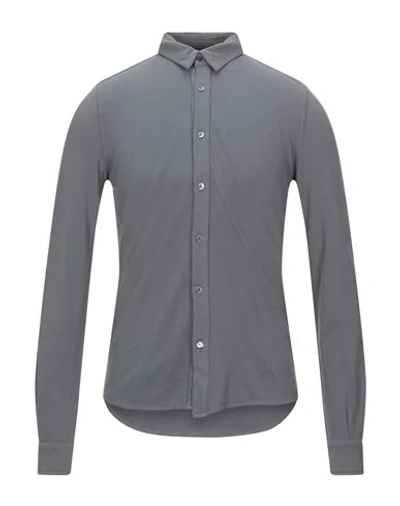 Shop Alpha Studio Shirts In Grey