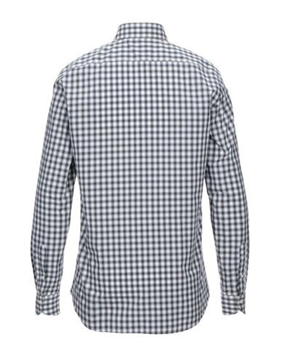 Shop Xacus Man Shirt Grey Size 17 ½ Cotton
