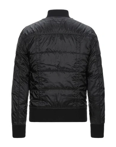 Shop Diesel Black Gold Down Jackets In Black