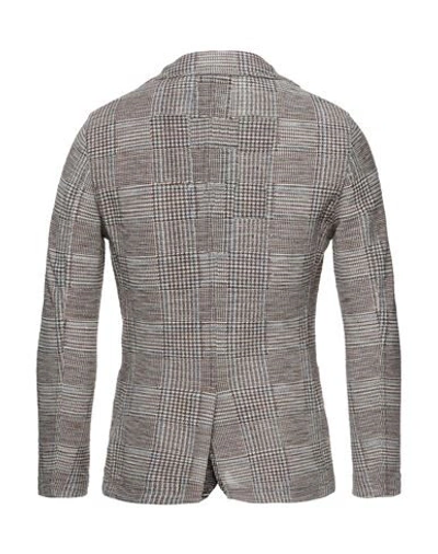 Paoloni Suit Jackets In Khaki