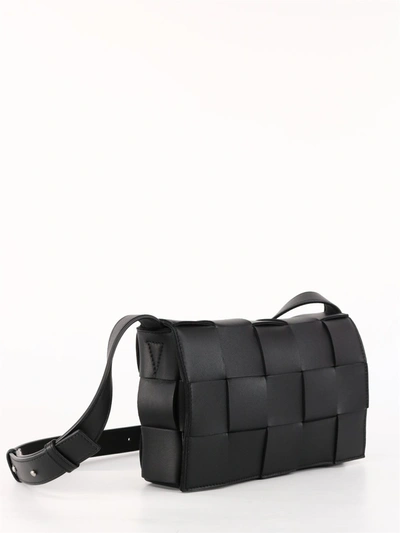 Shop Bottega Veneta Cassette Bag Black