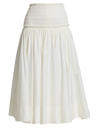 Shop Aje Cascade Skirt In White