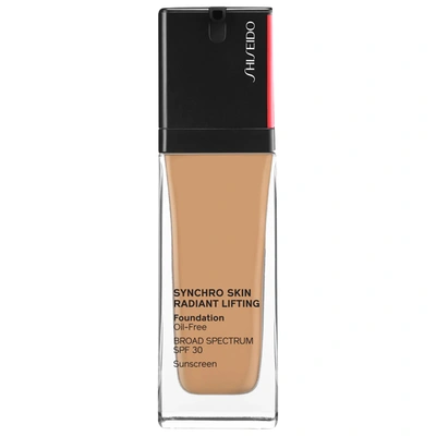 Shop Shiseido Synchro Skin Radiant Lifting Foundation Spf 30 350 Maple 1.0 oz/ 30 ml