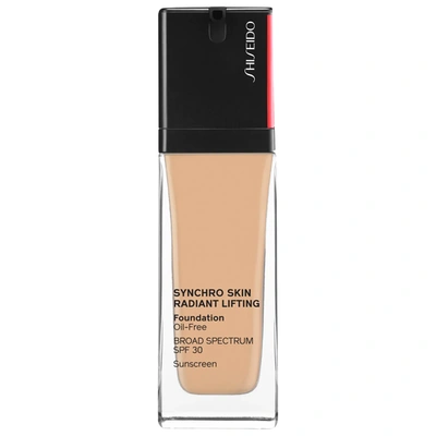 Shop Shiseido Synchro Skin Radiant Lifting Foundation Spf 30 310 Silk 1.0 oz/ 30 ml