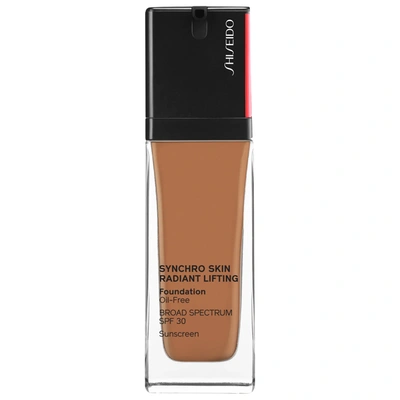 Shop Shiseido Synchro Skin Radiant Lifting Foundation Spf 30 430 Cedar 1.0 oz/ 30 ml