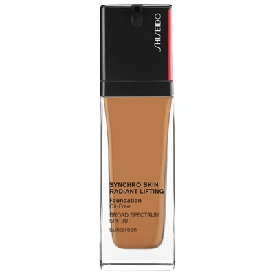 Shop Shiseido Synchro Skin Radiant Lifting Foundation Spf 30 420 Bronze 1.0 oz/ 30 ml