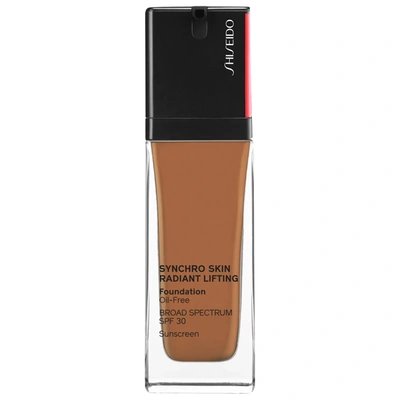 Shop Shiseido Synchro Skin Radiant Lifting Foundation Spf 30 460 Topaz 1.0 oz/ 30 ml