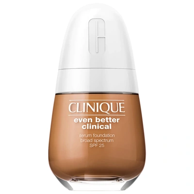 Shop Clinique Even Better Clinical Serum Foundation Broad Spectrum Spf 25 Wn 122 Clove 1.0 oz/ 30 ml