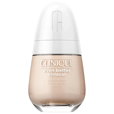 Shop Clinique Even Better Clinical Serum Foundation Broad Spectrum Spf 25 Wn 01 Flax 1.0 oz/ 30 ml