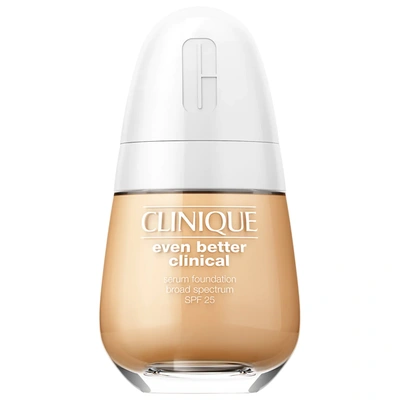 Shop Clinique Even Better Clinical Serum Foundation Broad Spectrum Spf 25 Wn 76 Toasted Wheat 1.0 oz/ 30 ml