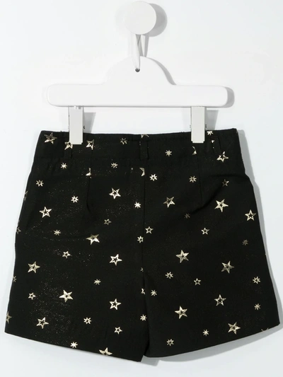 Shop Abel & Lula Star-print Shorts In Black