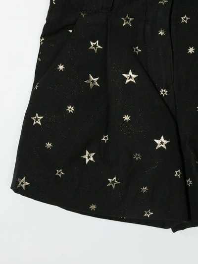 Shop Abel & Lula Star-print Shorts In Black
