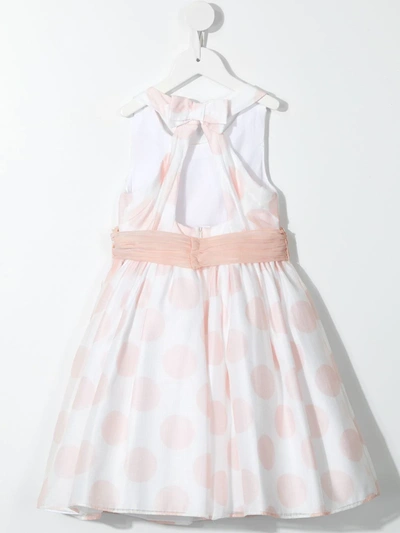 Shop Abel & Lula Polka Dot Print Dress In Pink