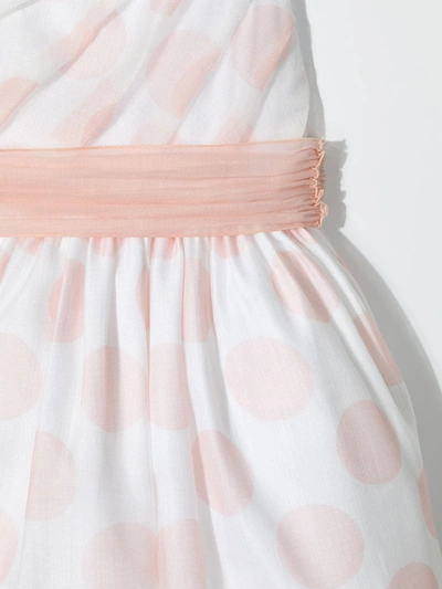 Shop Abel & Lula Polka Dot Print Dress In Pink