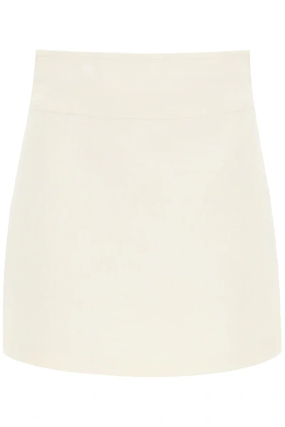 Shop Apc Wright Mini Skirt In White