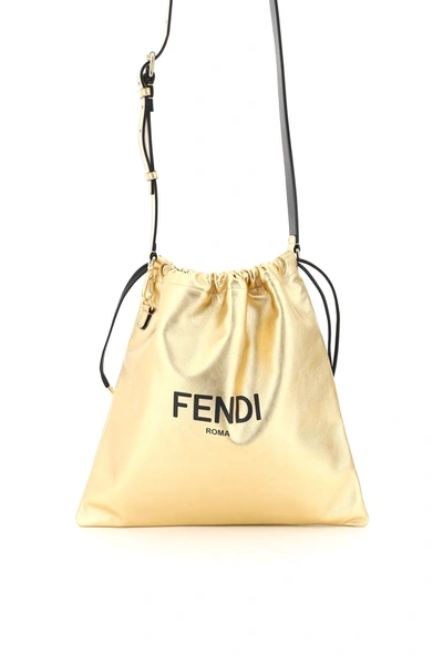 Shop Fendi Roma In Gold