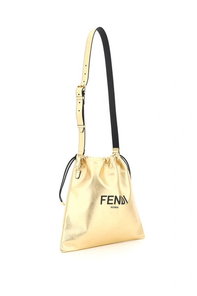 Shop Fendi Roma In Gold