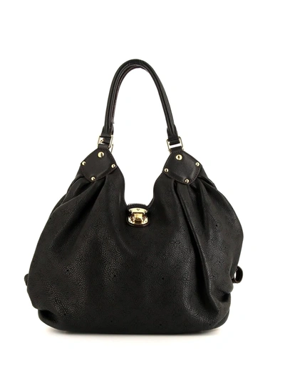 Pre-owned Louis Vuitton 2000s L Tote Bag In Black | ModeSens