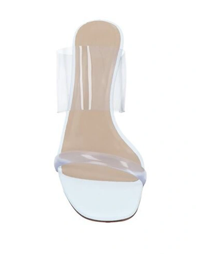 Shop Maryam Nassir Zadeh Sandals In Transparent