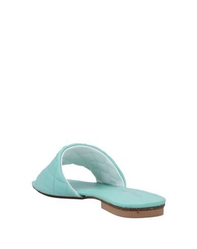 Shop Fusini Sandals In Light Green