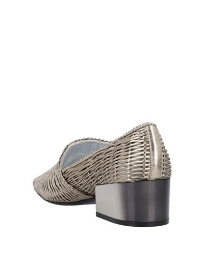 Shop Trussardi Loafers In Bronze