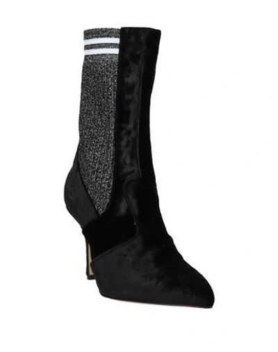 Emanuela Caruso Capri Ankle Boots In Black