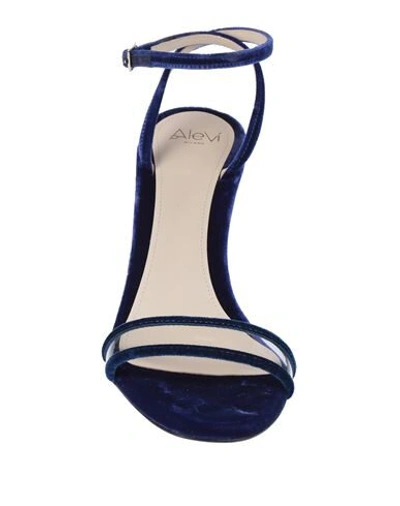 Shop Alevì Milano Sandals In Dark Blue