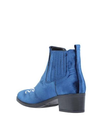 Shop Giulia N Ankle Boots In Blue