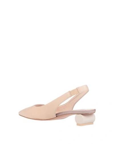 Shop Anna Baiguera Woman Pumps Light Pink Size 5 Soft Leather