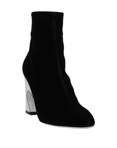 Shop Giannico Woman Ankle Boots Black Size 8 Textile Fibers