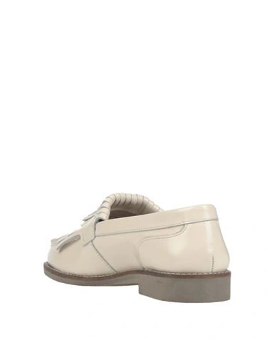 Shop A.testoni A. Testoni Woman Loafers Ivory Size 7 Calfskin In White