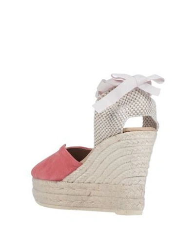 Shop Manebi Manebí Woman Espadrilles Pink Size 11 Goat Skin