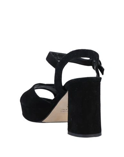 Shop Anima Sandals In Black
