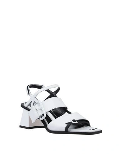 Shop Tipe E Tacchi Woman Sandals White Size 9 Soft Leather